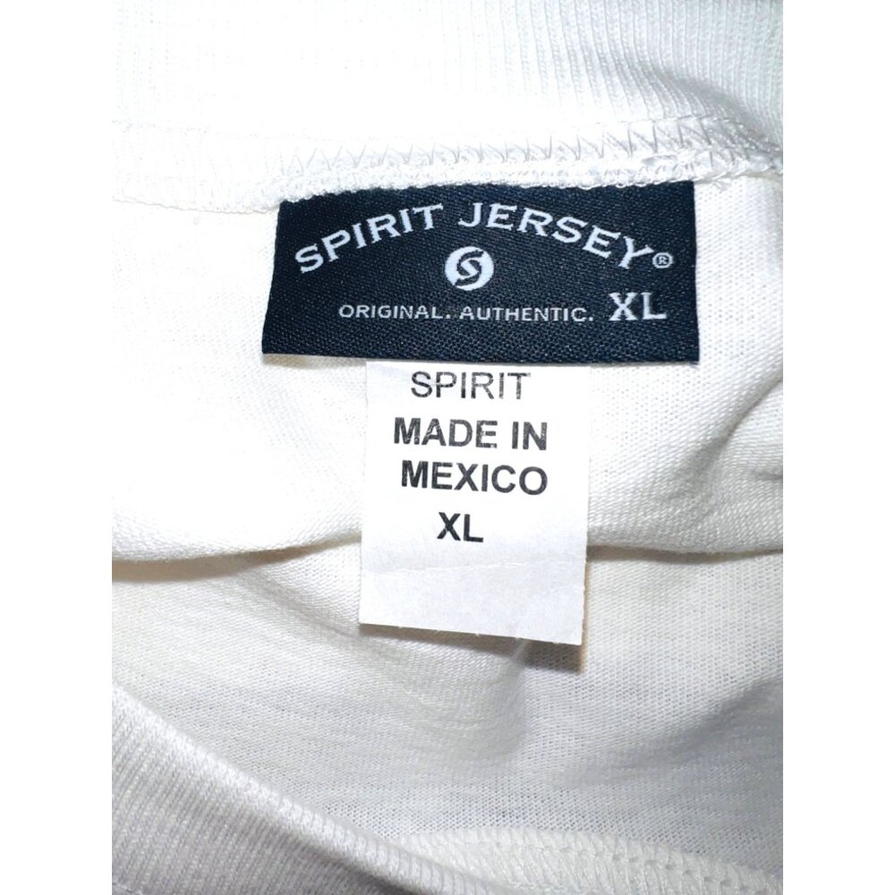 New Spirit Jersey Original Authentic Long Sleeve Shirt XL White & Black - Picture 4 of 4